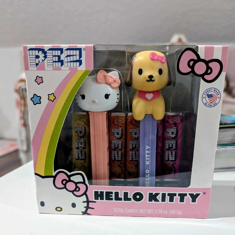 Hello Kitty Pez Dispenser Set